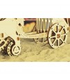 Wooden City - Roman Chariot 3D Mechanical Model - Brown